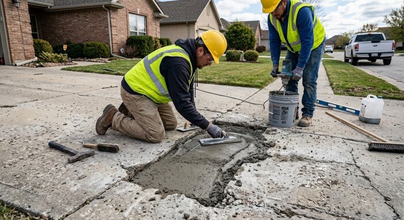 Concrete Repair in West Des Moines, IA