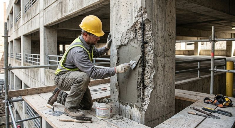 Concrete Spalling Repair in Des Moines, IA