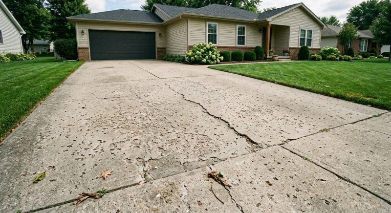 Driveway Slab Repair in Des Moines, IA