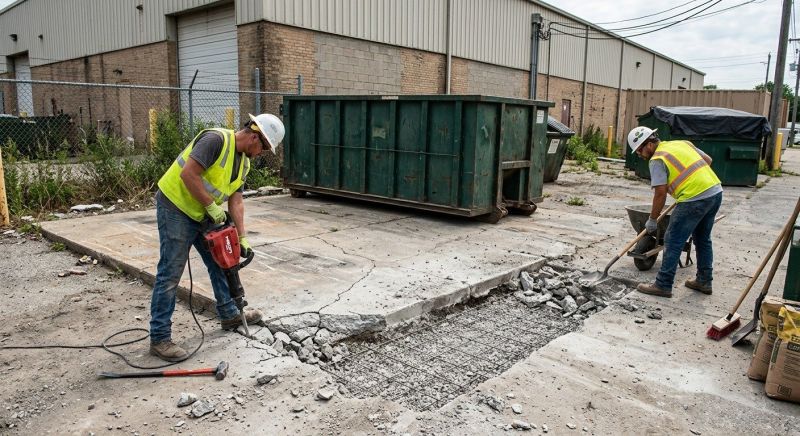 Dumpster Pad Repair in Miami Dade County, FL