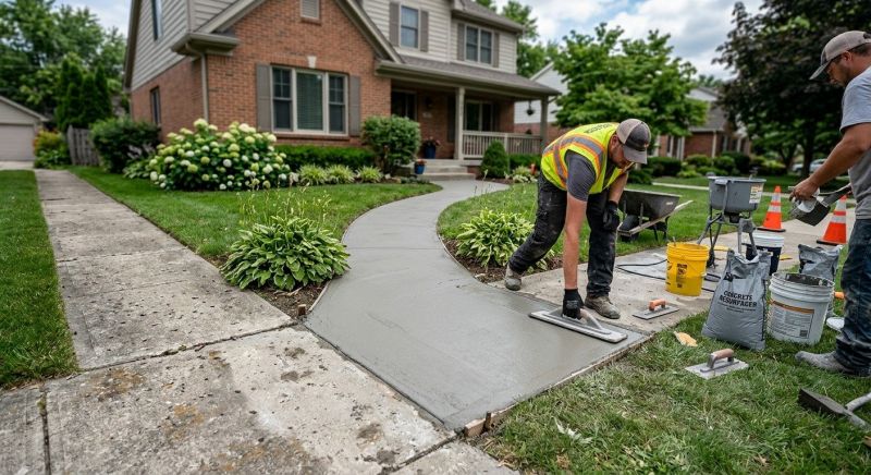 Walkway Resurfacing in Des Moines, IA