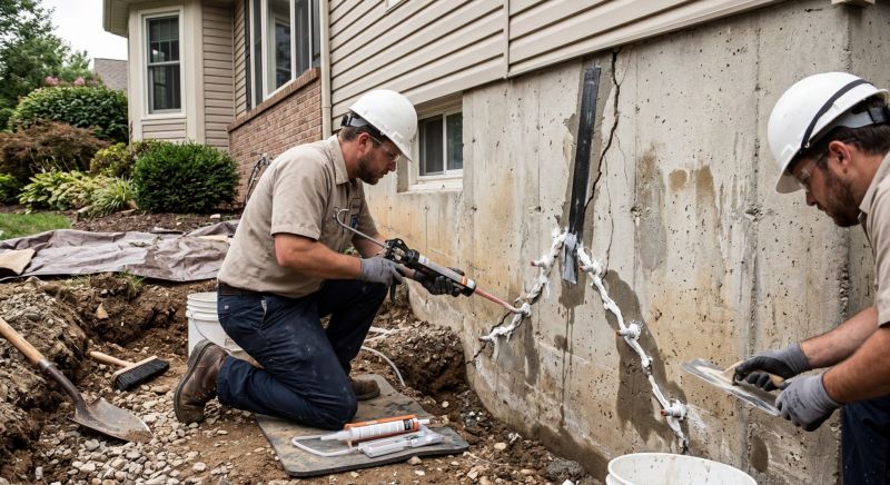 Basement Crack Repair in Tampa, FL