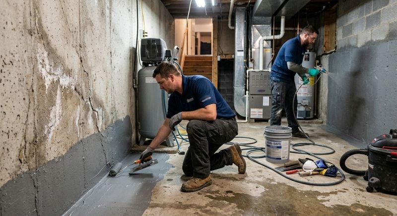 Basement Seepage Repair in Birmingham, AL