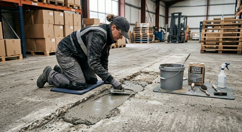 Concrete Apron Repair in West Des Moines, IA