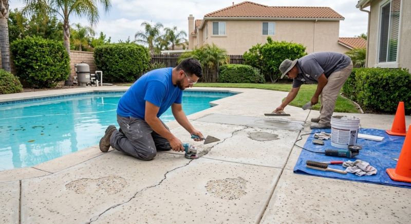 Concrete Patio Repair in Des Moines, IA