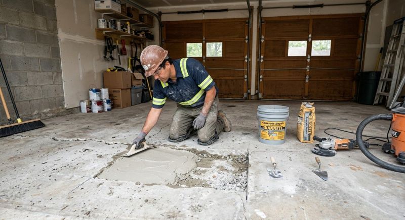 Concrete Slab Repair in West Des Moines, IA