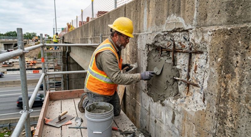 Concrete Spalling Repair in Des Moines, IA