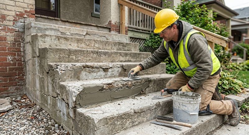 Concrete Stairs Repair in Des Moines, IA