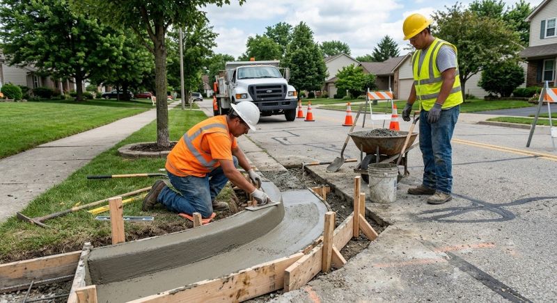 Curb Repair in Des Moines, IA
