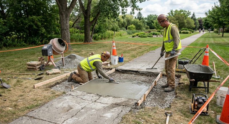 Pathway Repair in Des Moines, IA