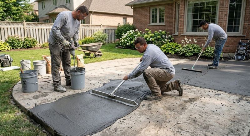Patio Resurfacing in Corpus Christi, TX