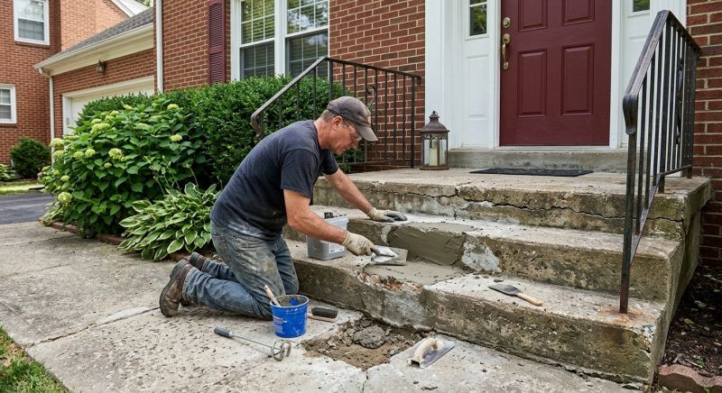 Porch Crack Repair in Corpus Christi, TX