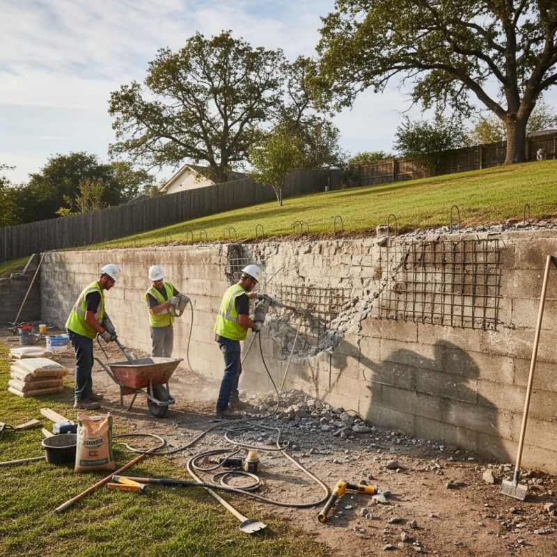 Poured Wall Repair in Corpus Christi, TX