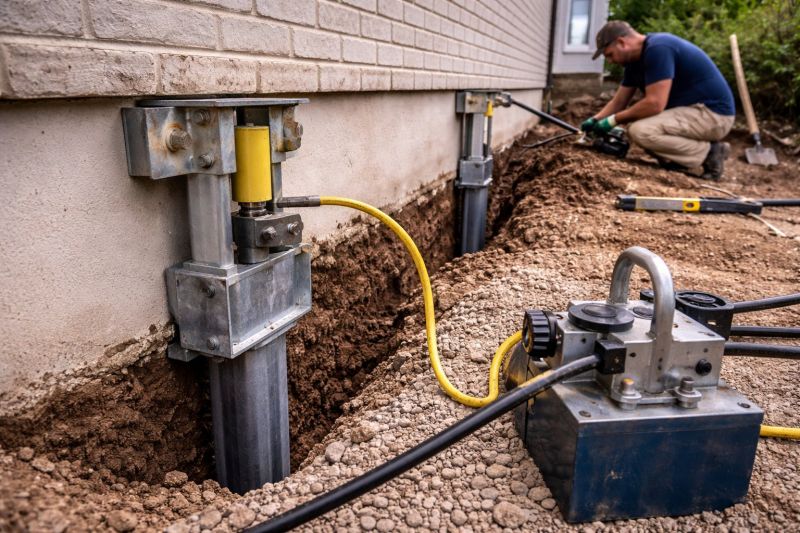 Sinking Foundation Repair in Columbus, OH