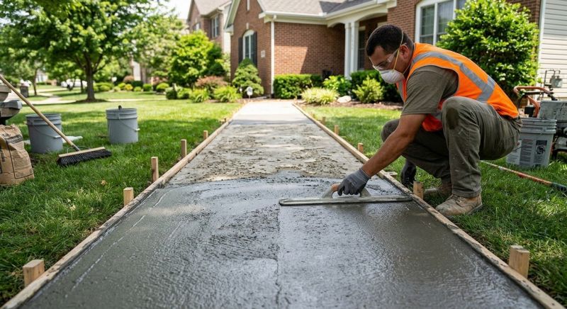 Walkway Resurfacing in Des Moines, IA